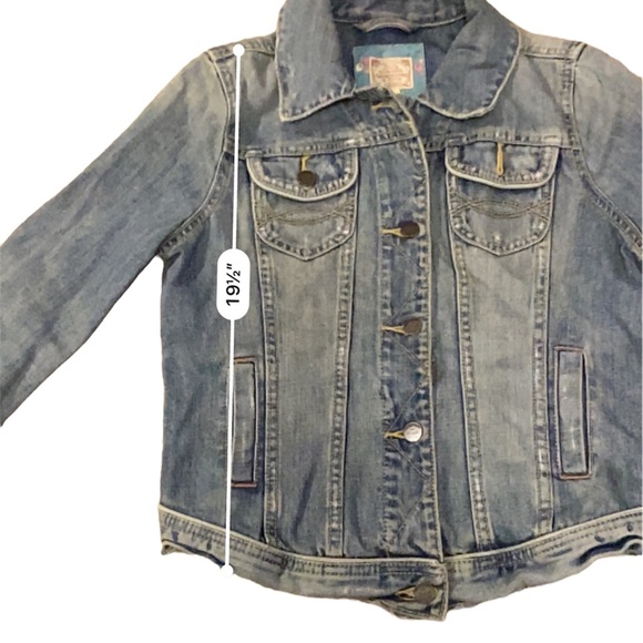 Abercrombie & FItch fitted distressed denim jacket - Picture 7 of 10
